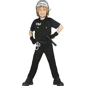 Fiestas Guirca 85647 Police Costume with Vest and Shirt