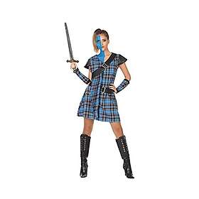 Atosa 53928 Skotsk William Wallace Kostym Kvinna
