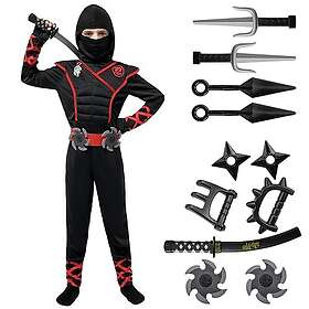 Spooktacular Creations DI-E51Y-7GHO Ninja Kostym Set (Barn)