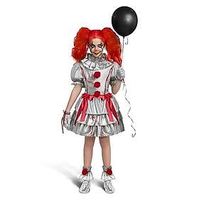 Spooktacular Creations 21230-M Ond Clown Dräkt (Flickor)