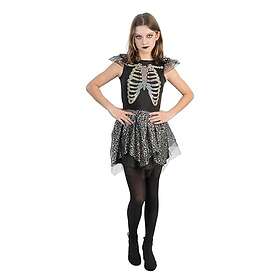 Chaks H4297116 Skelett kostym med glitterkjol