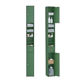 SoBuy High Storage Cabinet Green 20x20x180 cm BZR34-SY