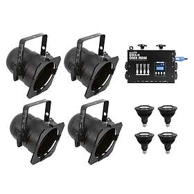 Eurolite EDX-4 DMX RDM LED Dimmer pack Set 4x PAR-38 Spot bk dim2warm