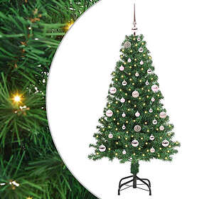 vidaXL Artificial Christmas Tree Green 150cm PVC and Steel and Plastic