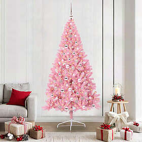 vidaXL Artificial Tree Pink 210cm 300 LEDs