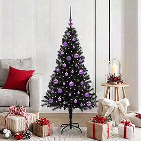 vidaXL Christmas Tree Black 150cm 150 LEDs