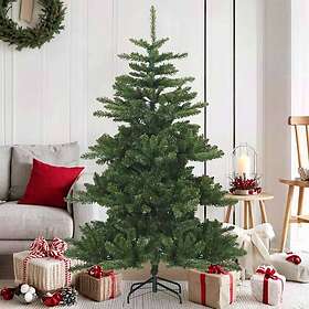 vidaXL Hinged Christmas Tree 150cm Grønn PVC, Stål