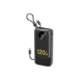 Dudao K13Pro 20000mAh Powerbank med Indbygget Kabel