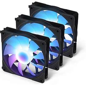 Blackstorm Luna UF120 ARGB PWM 120mm 3-pack