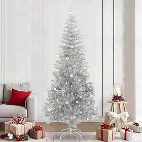 vidaXL Christmas Tree Silver 240cm 300 LEDs
