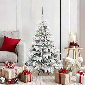 vidaXL Arbre de Noël Artificiel Vert 120cm 150 LEDs