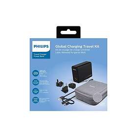 Philips Reseadapter Med Powerbank 5000mAh