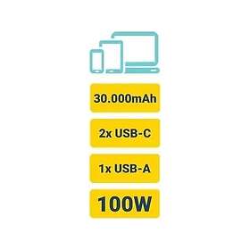 Platinet PMPB30DL301B 30000mAh