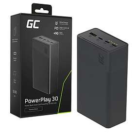 GreenCell Powerplay 30 30000mAh Svart PBGC30B
