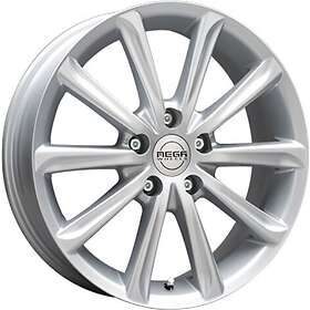 Mega Wheels Virgo Silver 5x13 4/100 ET35 CB73.2