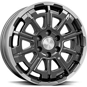 Brock Wheels B45 Himalaya Grey Pol 7x17 6/139,7 ET55 CB93.1