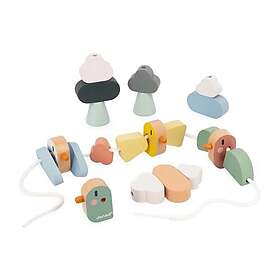 Janod Sweet Cocoon Fåglar Trä Pärlor