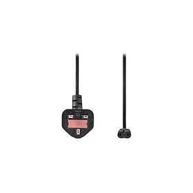 Nedis PCGP11140BK50 ström till ström IEC 60320 C7 5 m