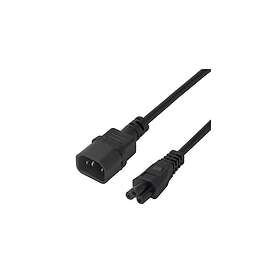 Deltaco Virtajohto IEC 60320 C14 - IEC 60320 C5 50 cm