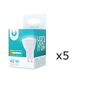 Forever Light LED GU10 7W 4500K 5-pack