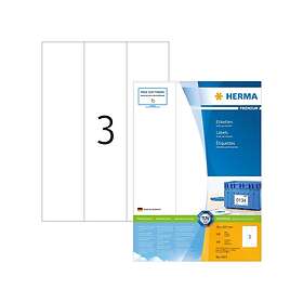Herma 4657 Vit Rektangel Permanent Papper Matt Laser/Bläckstråleskrivare 100 st