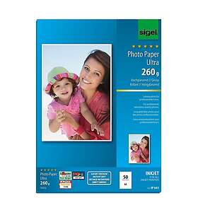 Sigel Inkjet Ultra Fotopapper Glansigt A4 Vit 210 X 297 Mm 150g 150 st