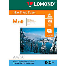 Lomond Soap Photo Inkjet Paper Matte A4 180g 50 st