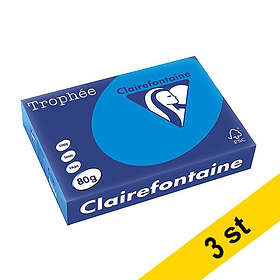 Clairefontaine Everyday Paper A4 Karibisk Blå 80g 1500 ark