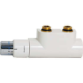 Purmo multiblok designventil vinkel, vit