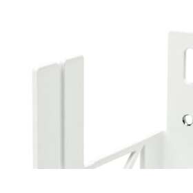 Hudevad Seinäkiinnike leveä matalalle konvektorille Valkoinen
