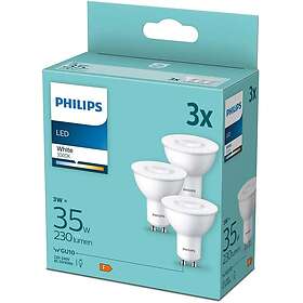 Philips A11848 LED GU10 3000K 230lm 3W 3-pack