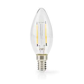 Nedis LBFE14C351A LED E14 2700K 470lm 2.2W Klar Retro Stil