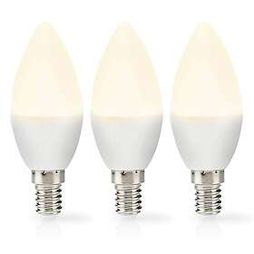 Nedis LBE14C352P3 LED E14 4.9W 470lm 2700K Matt 3-pack