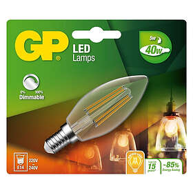 GP Lighting 1278775 Filament Mini Candle E14 470lm 5W