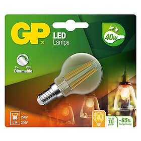 GP Lighting 1278776 Filament Mini Globe E14 5.5W 470lm DIM