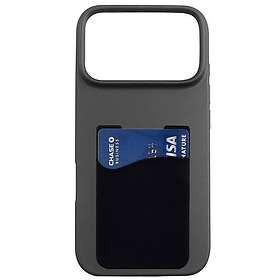 CaseOnline Silikon skal med korthållare för iPhone 17 Pro