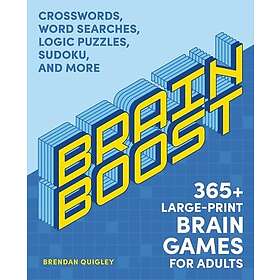 Brain Boost: 365 Brain Games for Adults Crosswords, Word Searches, Logic Puzzles, Sudoku, and More