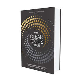 NASB, Clear Focus Bible, Hardcover, Charcoal/Gold Read more of the Bible with be
