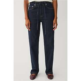 Ellos Jeans med vide ben och bindebånd i midjen (Dam)
