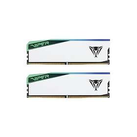 Patriot Memory Viper Elite 5 RGB Vit DDR5 6200MHz 2x16GB (PVER532G62C42KW)
