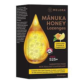Melora Manuka & Propolis Lozenges Lemon & Peppermint 12 Tablets