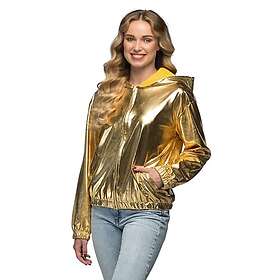 Boland 88870 Rave Jacka Metallisk Look Retro Stil Kostym