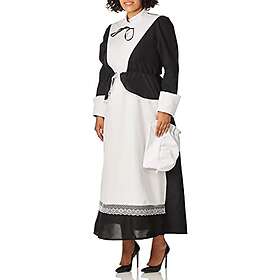 Rubie's 70306-10-PS Thanksgiving Colonial Pilgrim Kostym Klänning Vuxen Plus Storlek