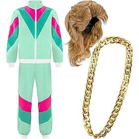 W WIDMANN MILANO 03022 1980-talsset med träningsoverall, peruk och halsband