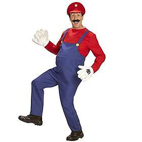 W WIDMANN MILANO WDM08701 Costume Super Plombier (Combinaison, Chemise, Chapeau)