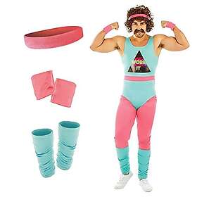 Fun Shack FN4369L 80s Fitness Instructor Costume