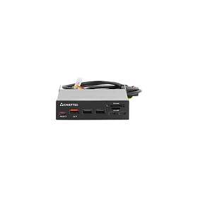 Chieftec USB 3.2 Gen 1 / USB-C till SD/microSD Kortläsare CRD-908H