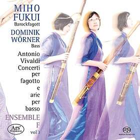 Miho Fukui, Dominik Wörner, Ensemble F Vivaldi: Concerti per Fagotto Vol. 3 CD