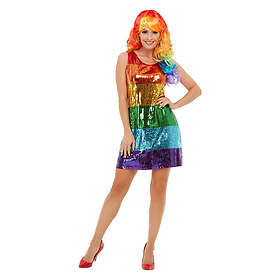 Smiffys 51001L All That Glitters Rainbow Kostym Klänning