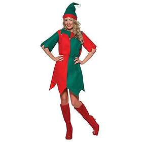 Smiffys 21474L Älvkostym (Tunika och mössa)